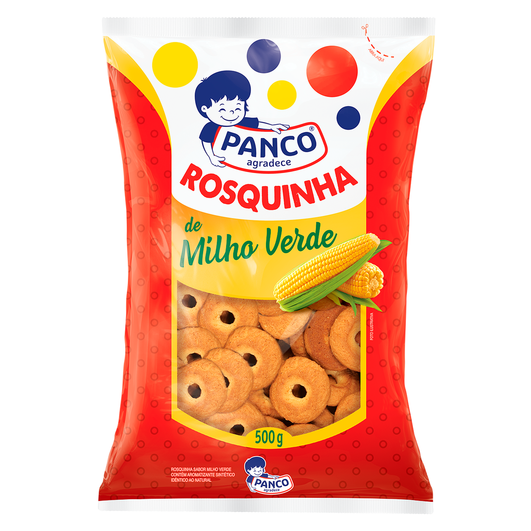 Biscoito Rosquinha Panco Milho 500g