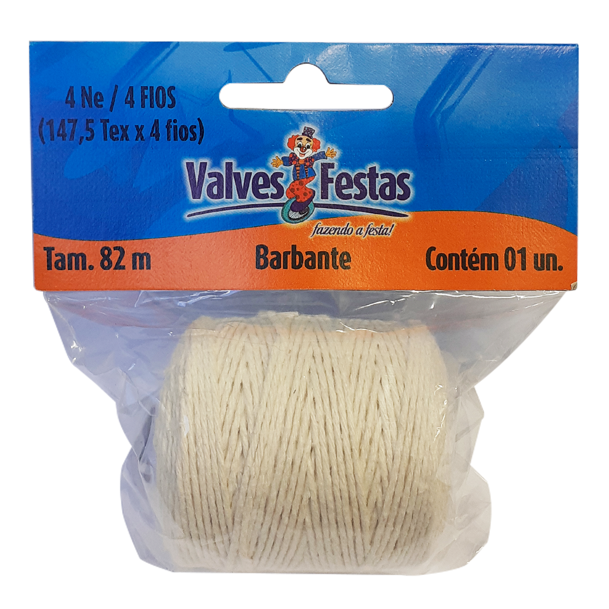 Barbante Valves Festas 82m