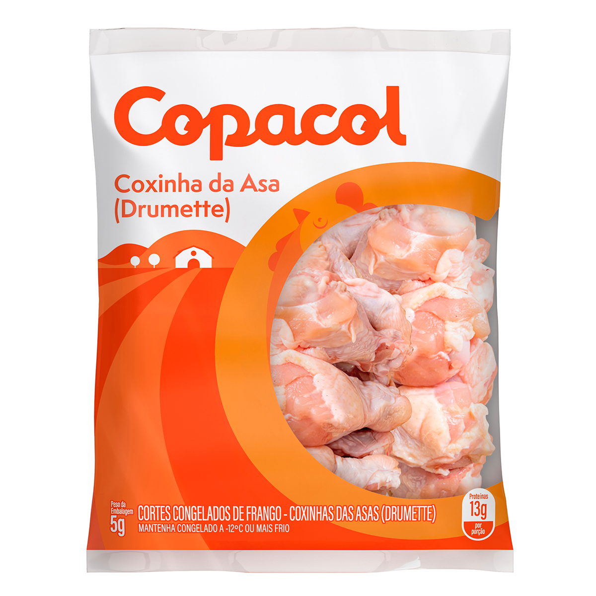 Frango Coxinha da Asa (Drumette) Copacol Pacote aprox. 1.000g