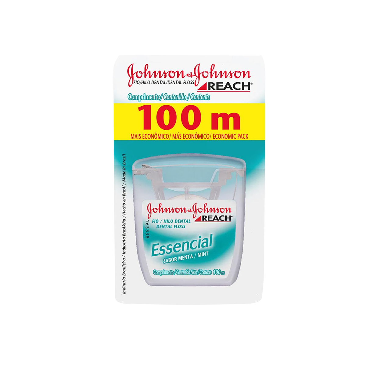 Fio Dental J&J R Essencial Menta 100m