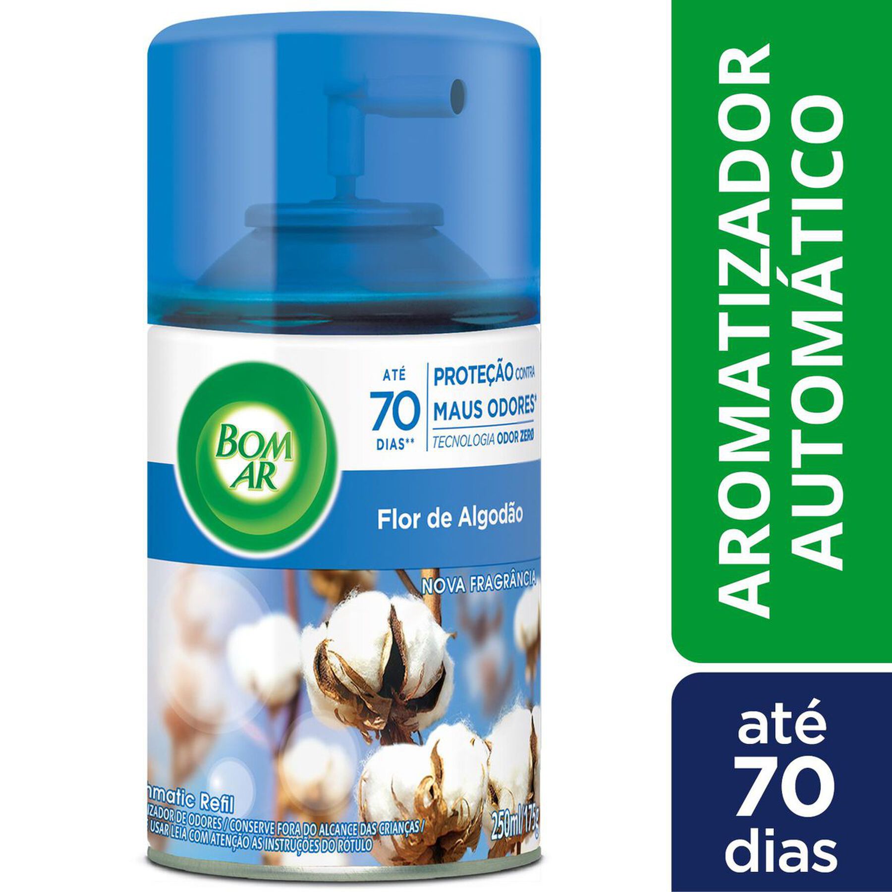 Aromatizador de Ambiente Toque de Algodão Freshmatic Air Wick Bom Ar Pure Frasco 250ml Refil