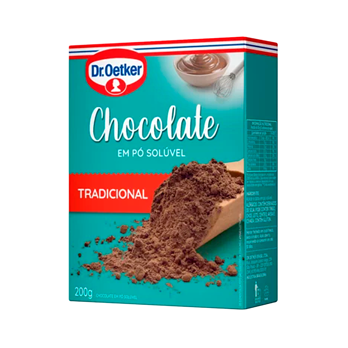 Chocolate em P&oacute; Sol&uacute;vel Tradicional Dr. Oetker 200g