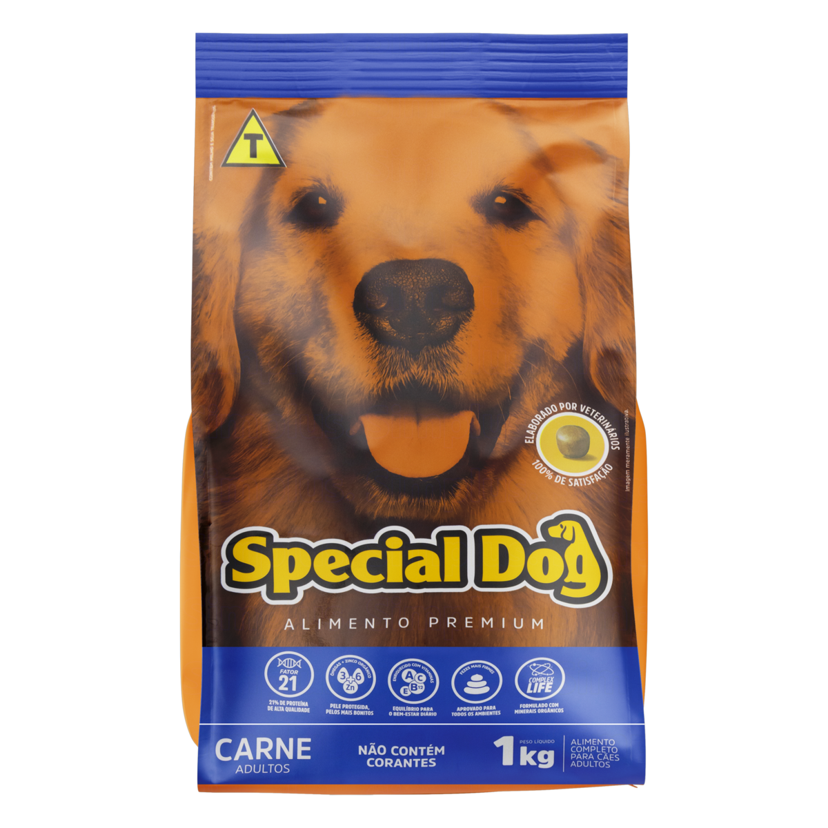 Alimento para C&atilde;es Adultos Carne Special Dog Premium Pacote 1kg