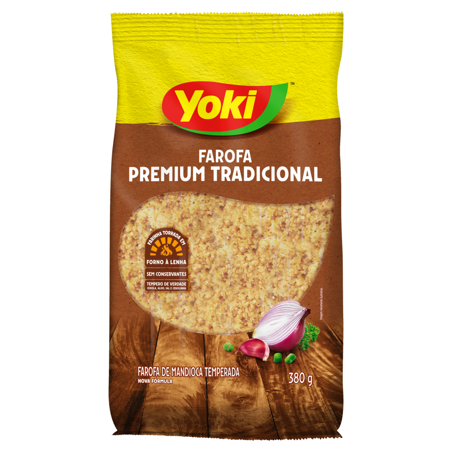 Farofa Mandioca Premium Tradicional Yoki Pacote 380g