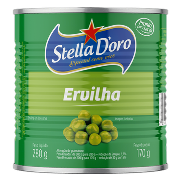 Ervilha em Conserva Stella Doro Lata 170g