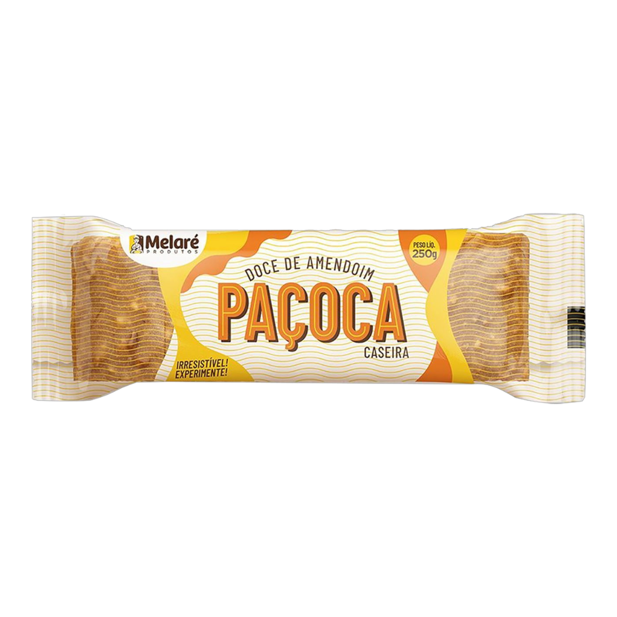 Pa&ccedil;oca Caseira Tablete Melar&eacute; 250g