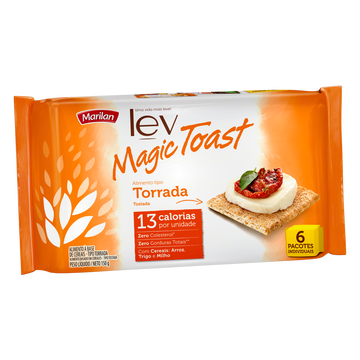 Torrada Marilan Lev Magic Toast Pacote 150g