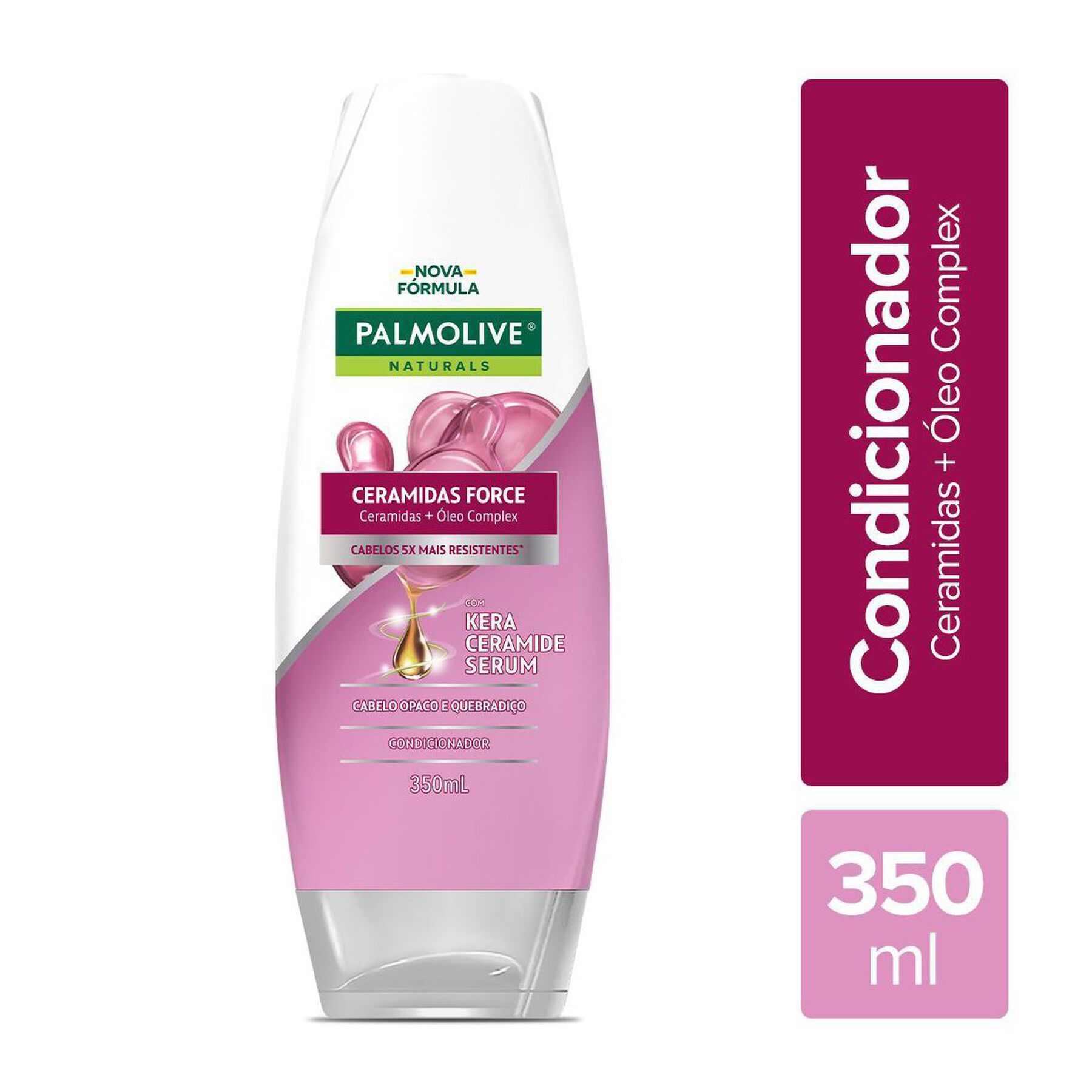 Condicionador Ceramidas Force Naturals Palmolive Frasco 350ml