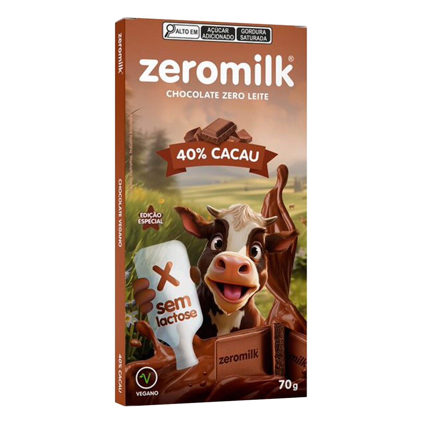 Chocolate 40% Cacau Zero Milk 70g