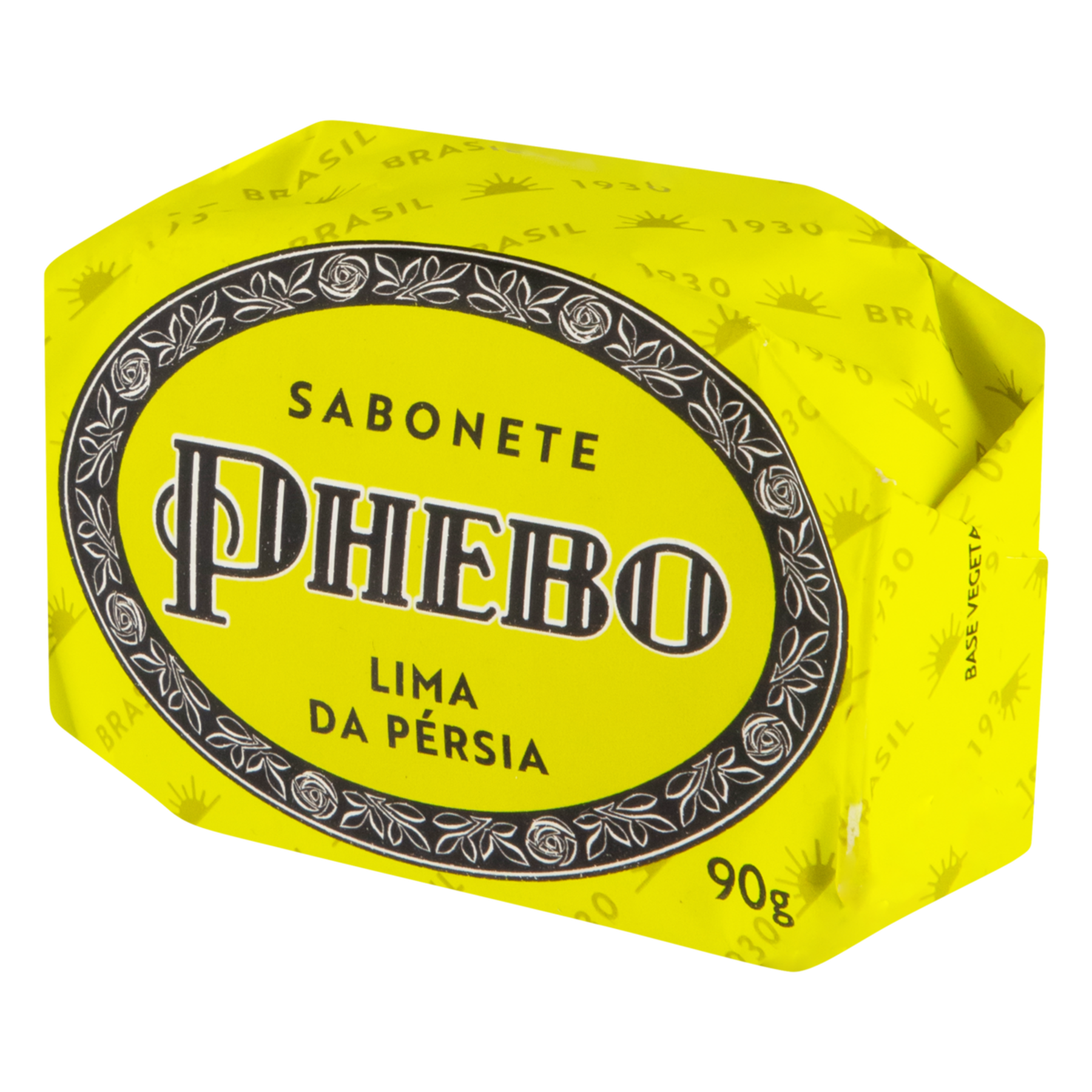 Sabonete Barra Vegetal Lima da P&eacute;rsia Phebo Envolt&oacute;rio 90g