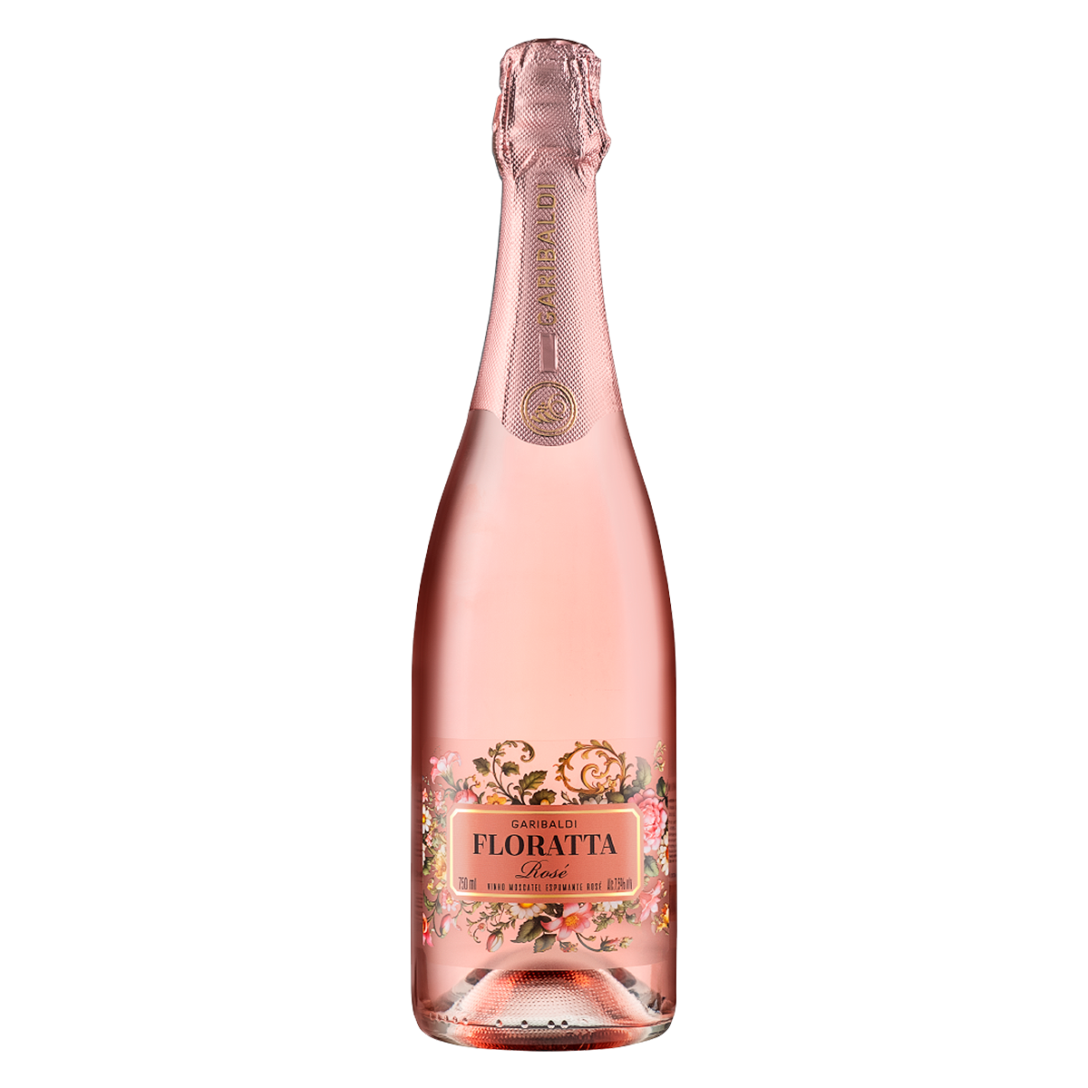 Espumante Moscatel Ros&eacute; Floratta Garibaldi Garrafa 750ml