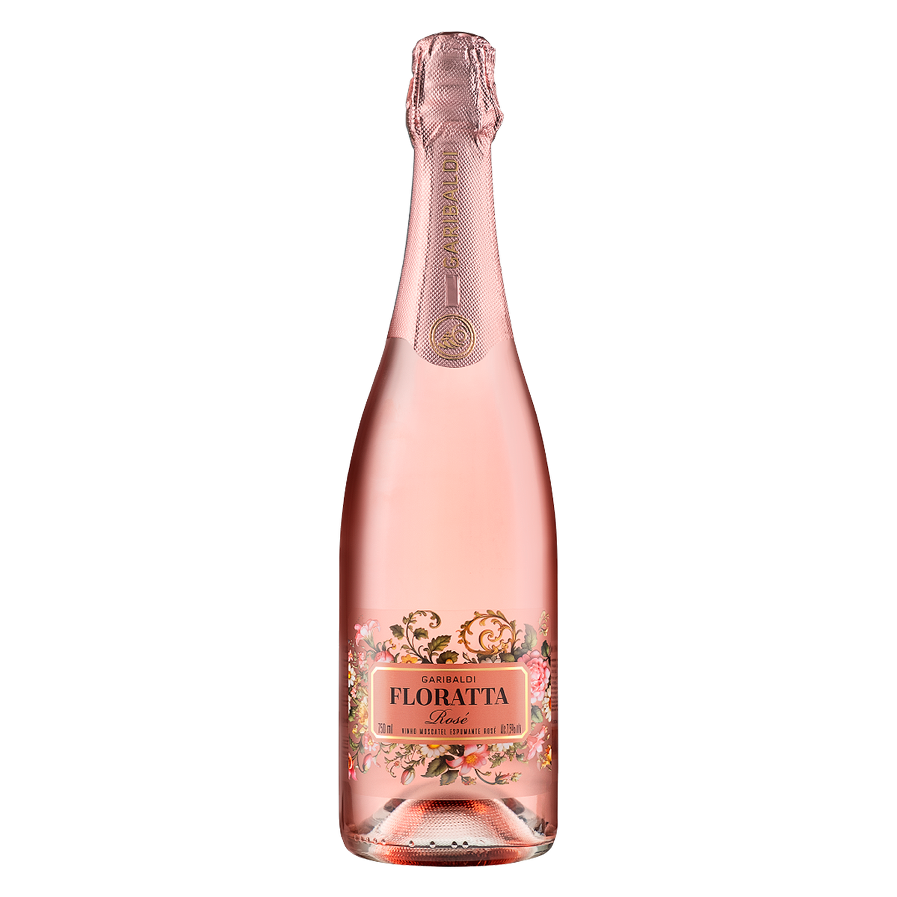 Espumante Moscatel Rosé Floratta Garibaldi Garrafa 750ml