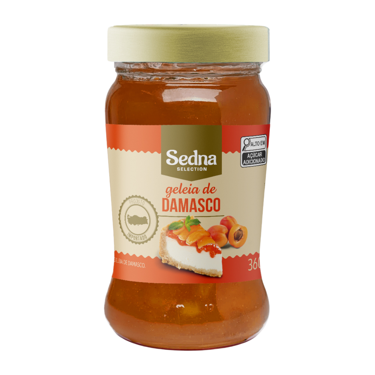 Geleia de Damasco Sedna Vidro 360g