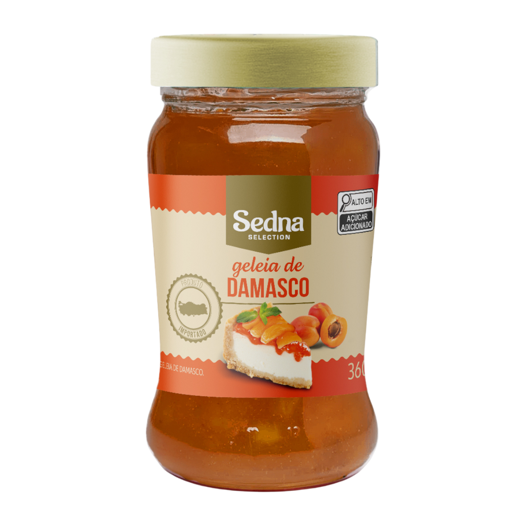 Geleia de Damasco Sedna Vidro 360g