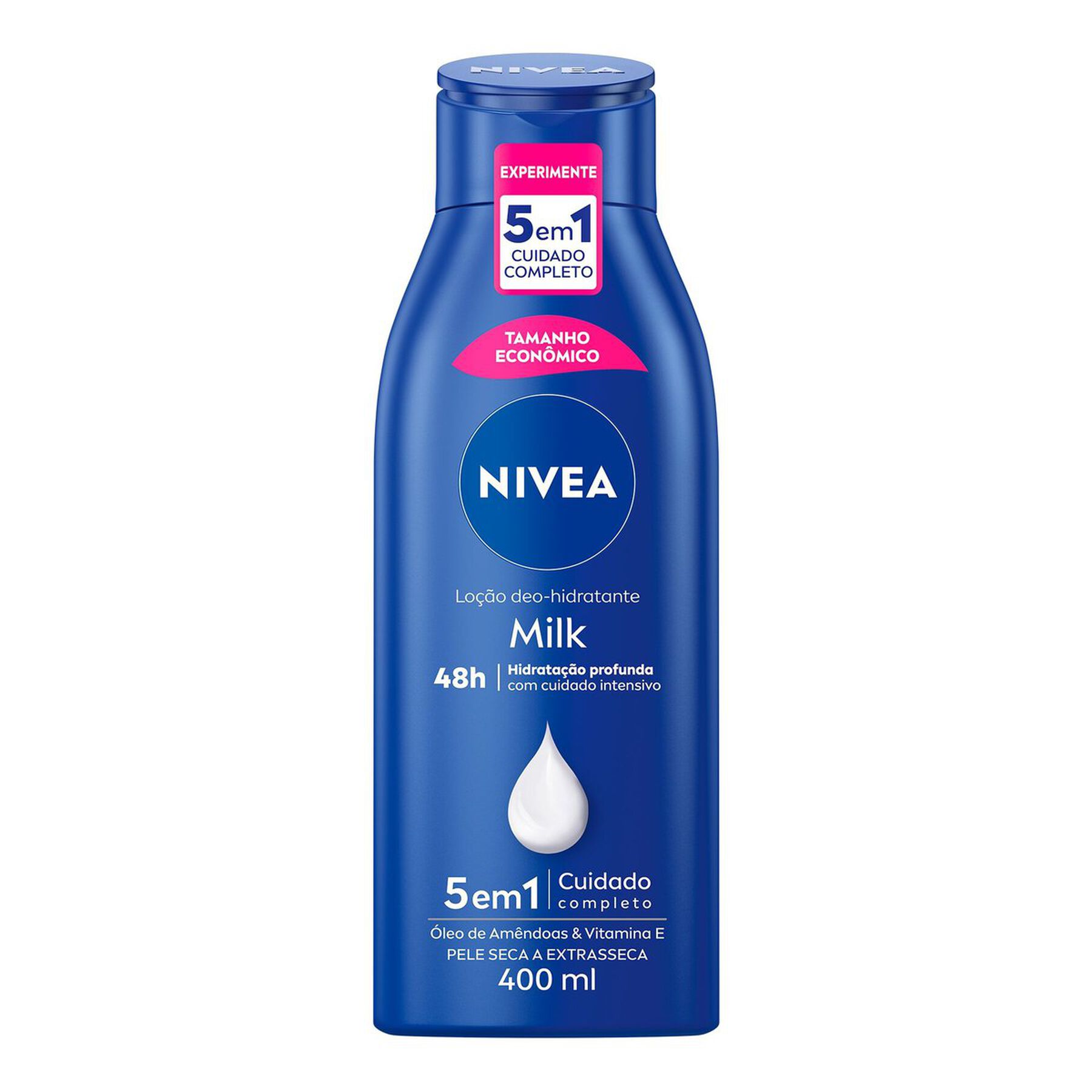 Loção Deo-Hidratante Milk Nivea Frasco 400ml