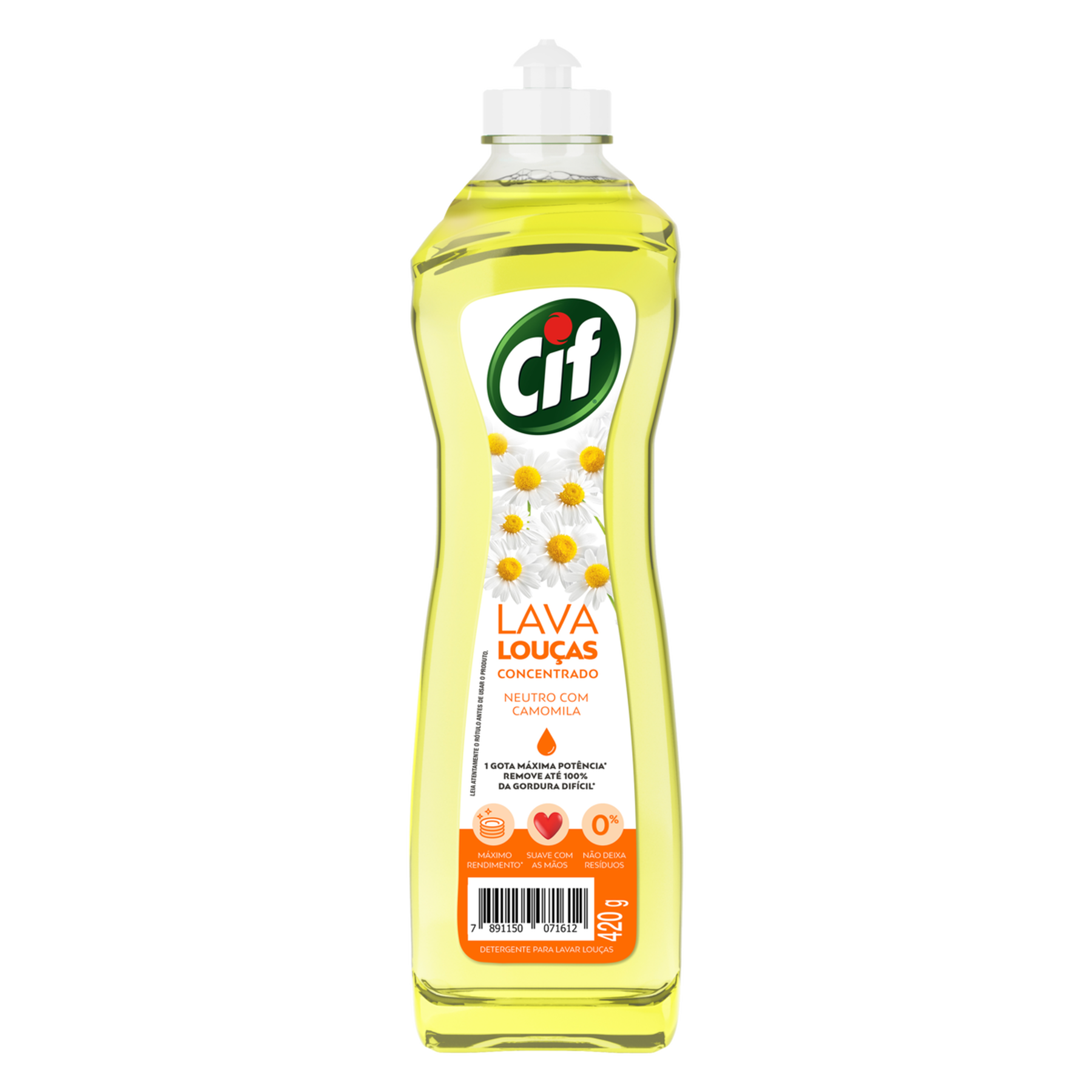 Detergente Concentrado Neutro com Camomila Cif Squeeze 420ml&nbsp;