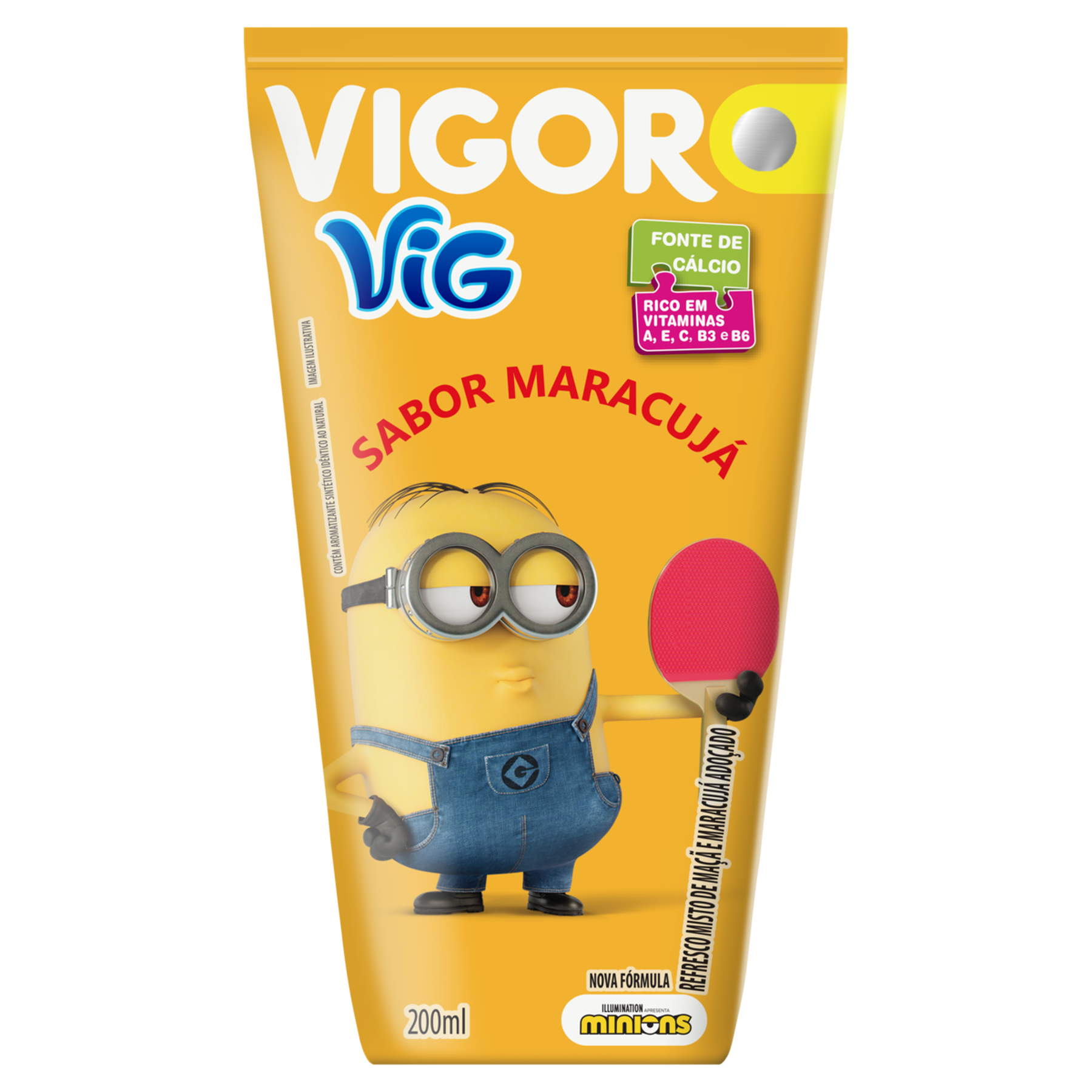 Refresco Adoçado Maracujá Vig Vigor Caixa 200ml