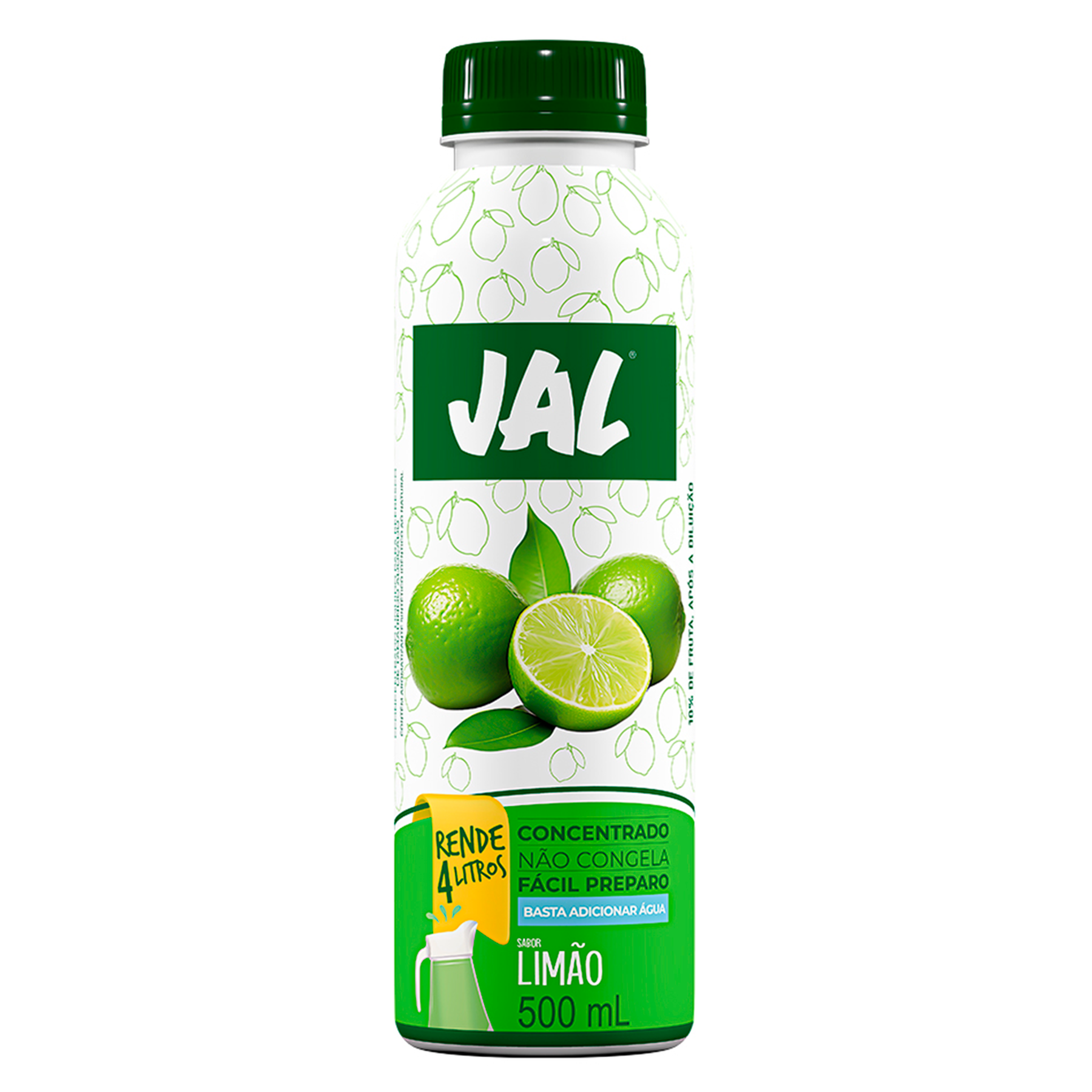 Suco Concentrado Lim&atilde;o Jal Garrafa 500ml