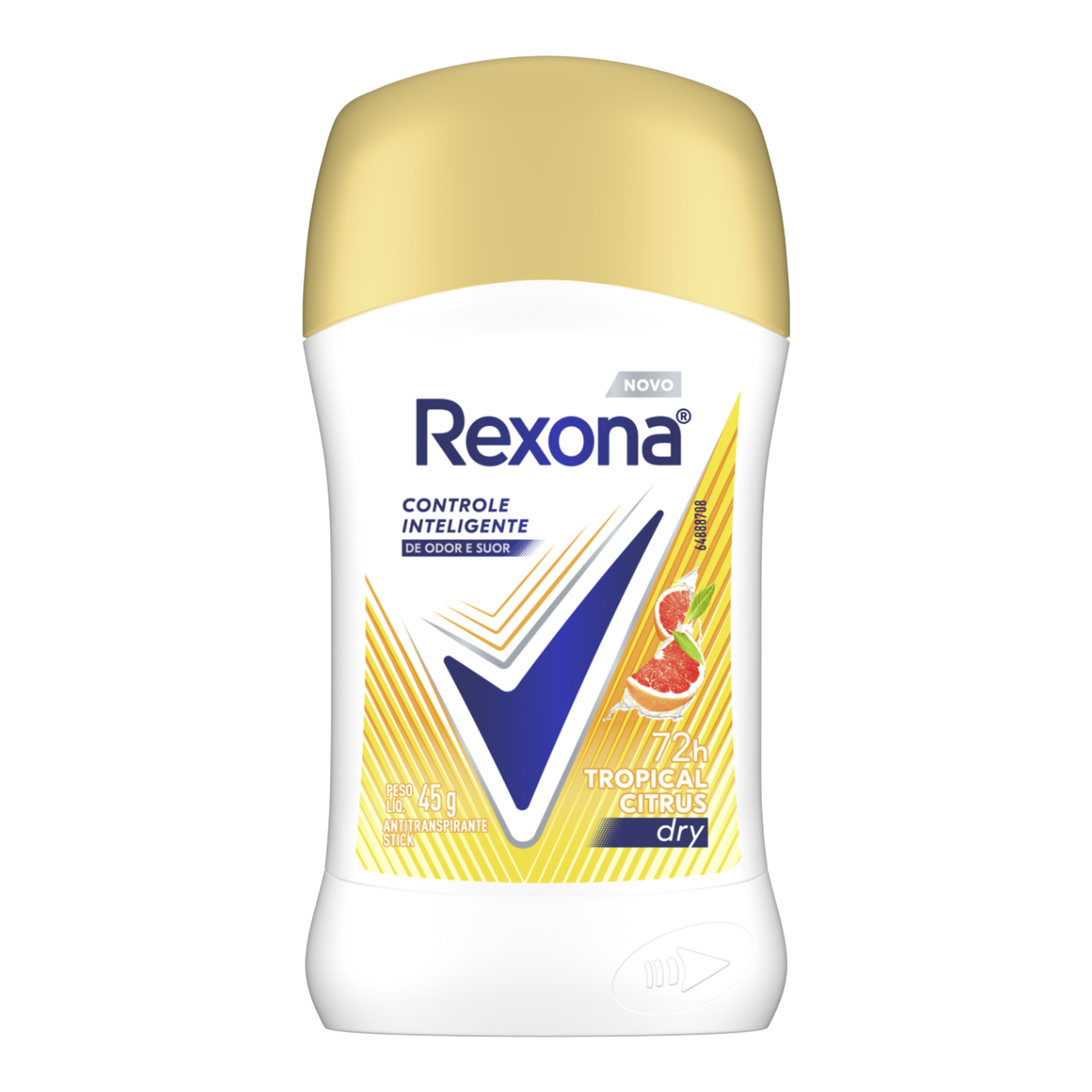 Desodorante Antitranspirante Stick Rexona Tropical Citrus Dry 45g