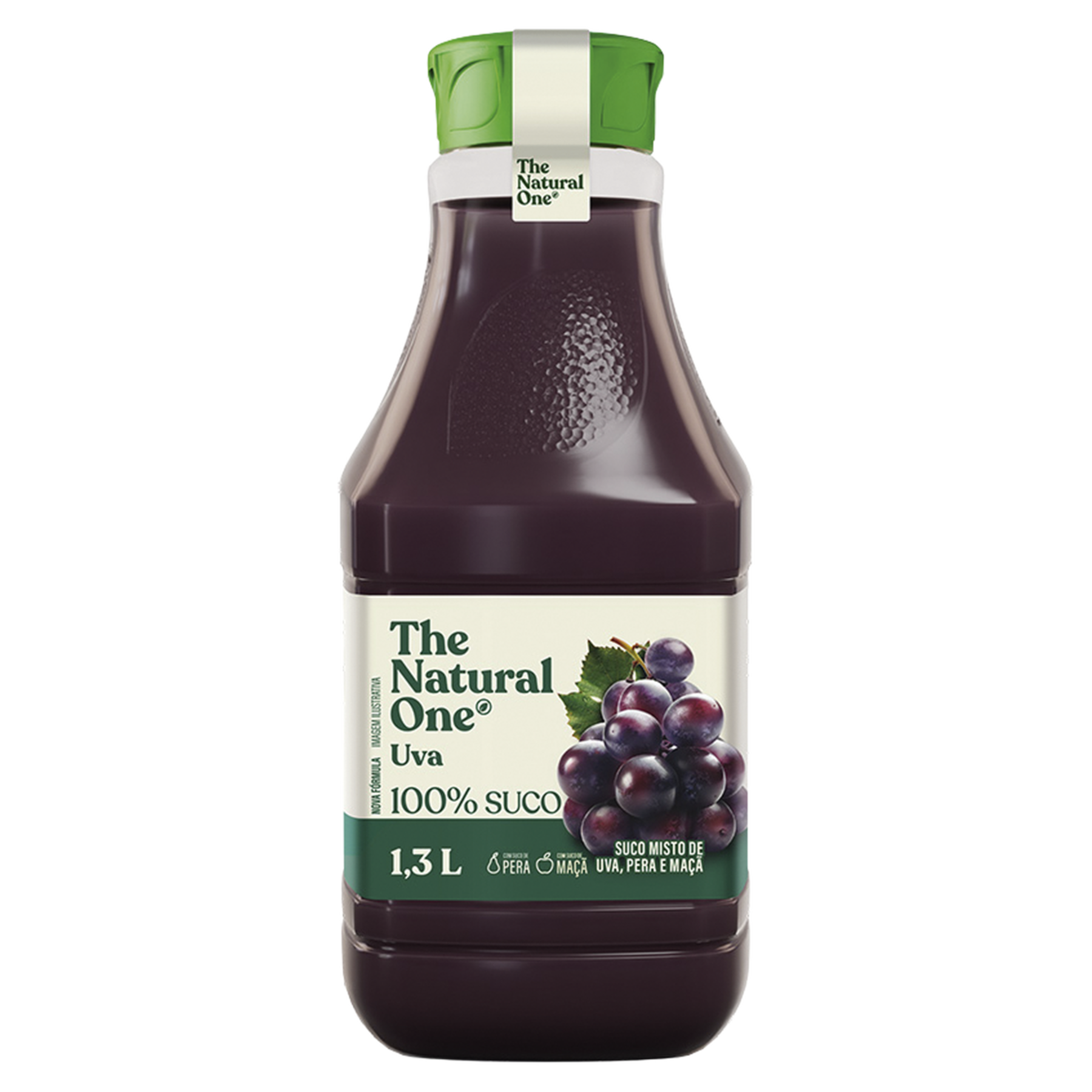 Suco Misto Uva, Pera e Ma&ccedil;&atilde; The Natural One Ambiente Garrafa 1,3l