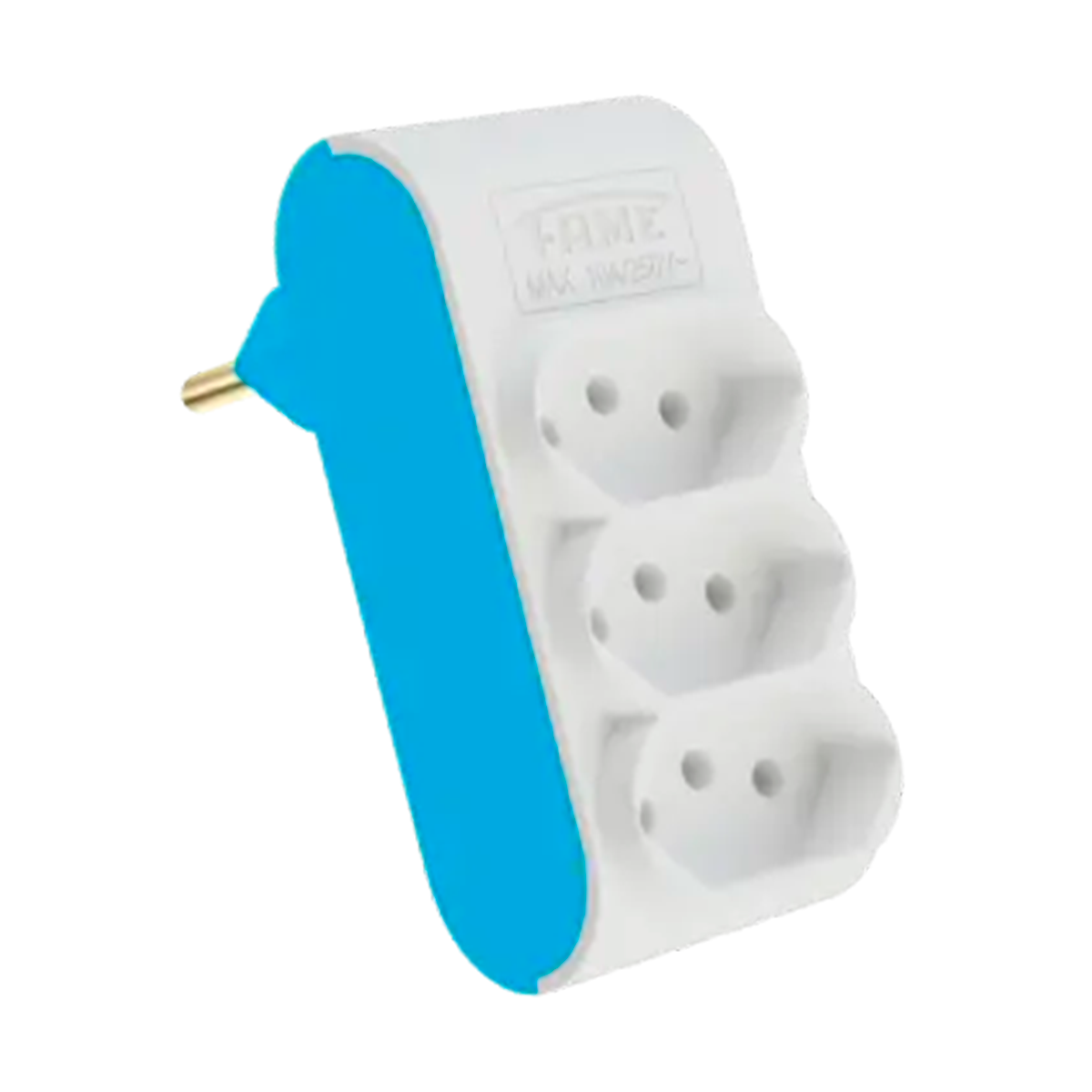 Plugue 3 Tomadas 2P+T 10A 250V~ Fame - Sortido