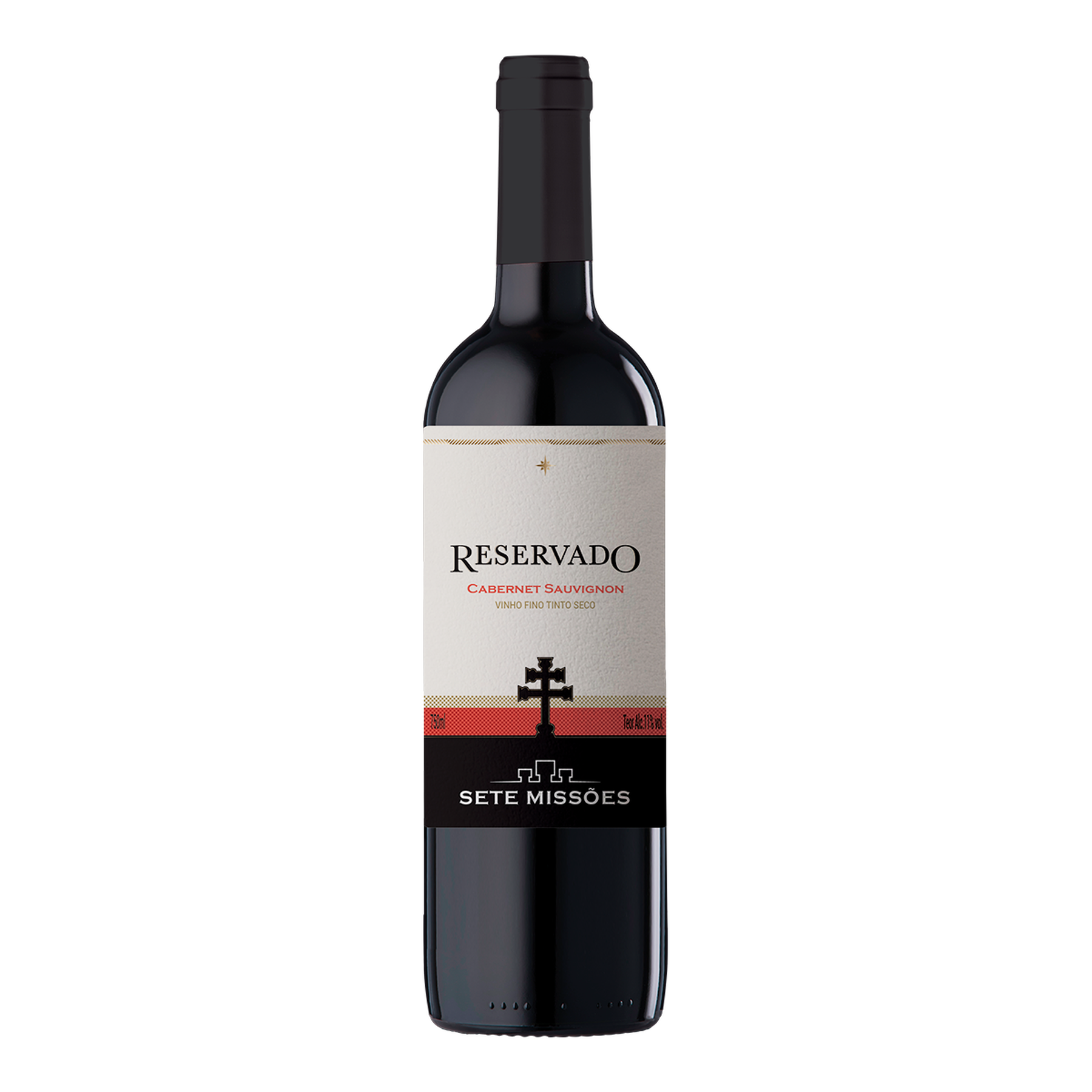 Vinho Tinto Seco Cabernet Sauvignon Reservado Sete Missões Garrafa 750ml