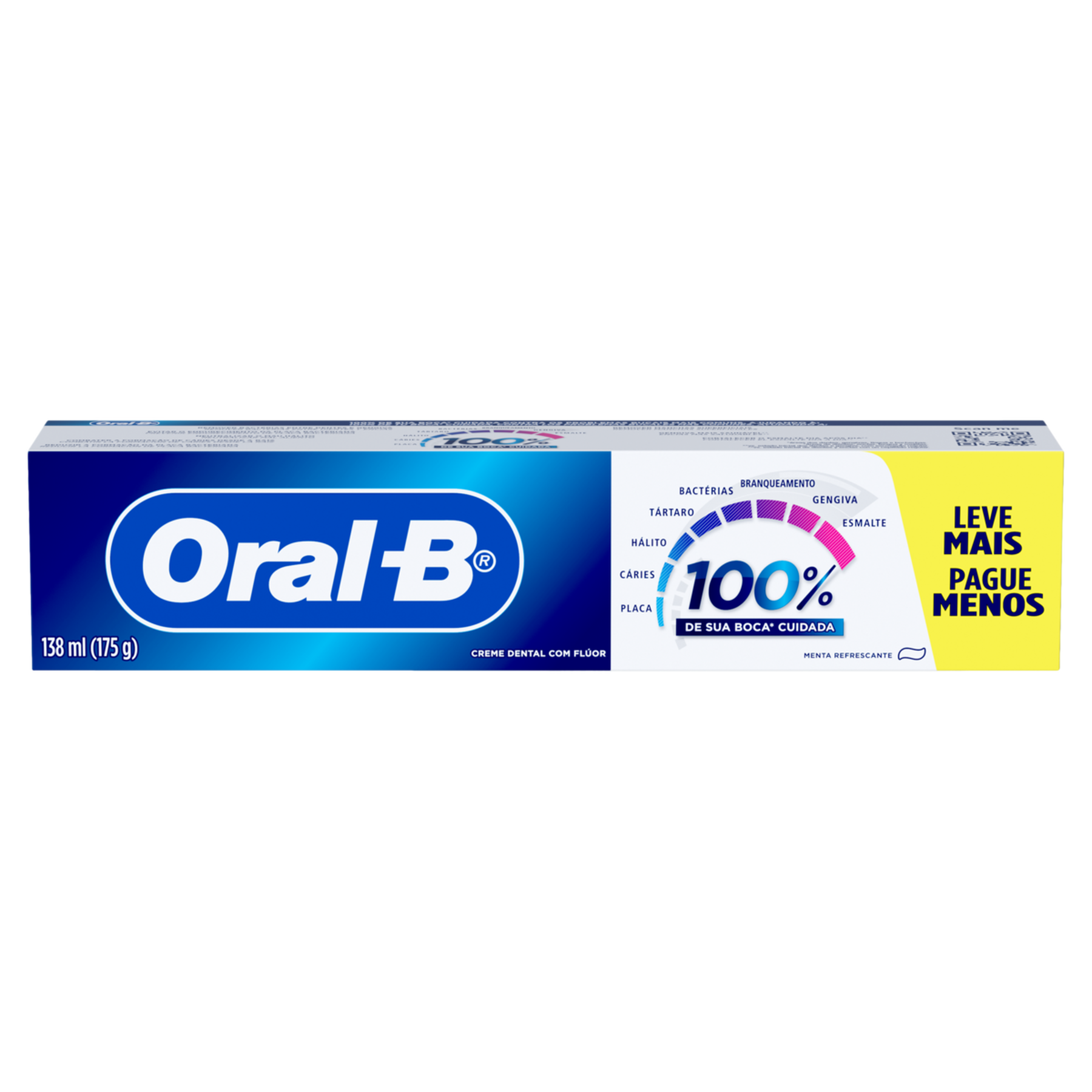 Creme Dental Menta Refrescante Oral-B Caixa 175g - Embalagem Leve Mais Pague Menos