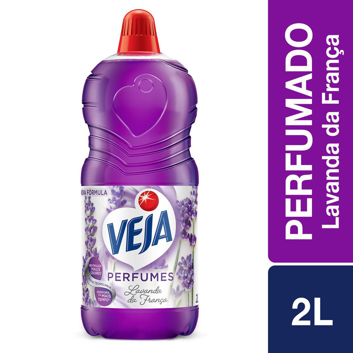 Limpador Perfumado Lavanda da Fran&ccedil;a Veja Perfumes Frasco 2l