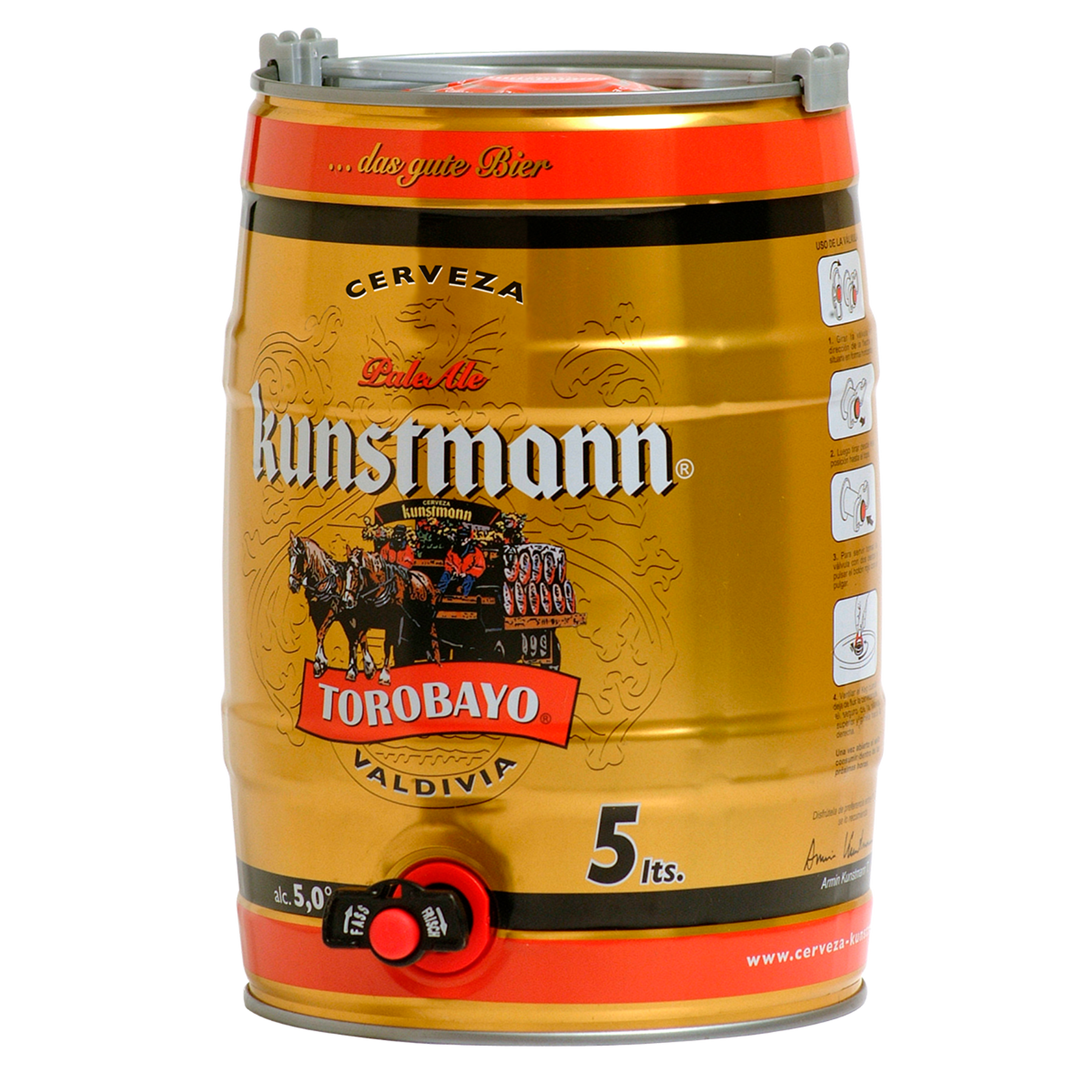 Cerveja Pale Ale Kunstmann Torobayo Barril 5l