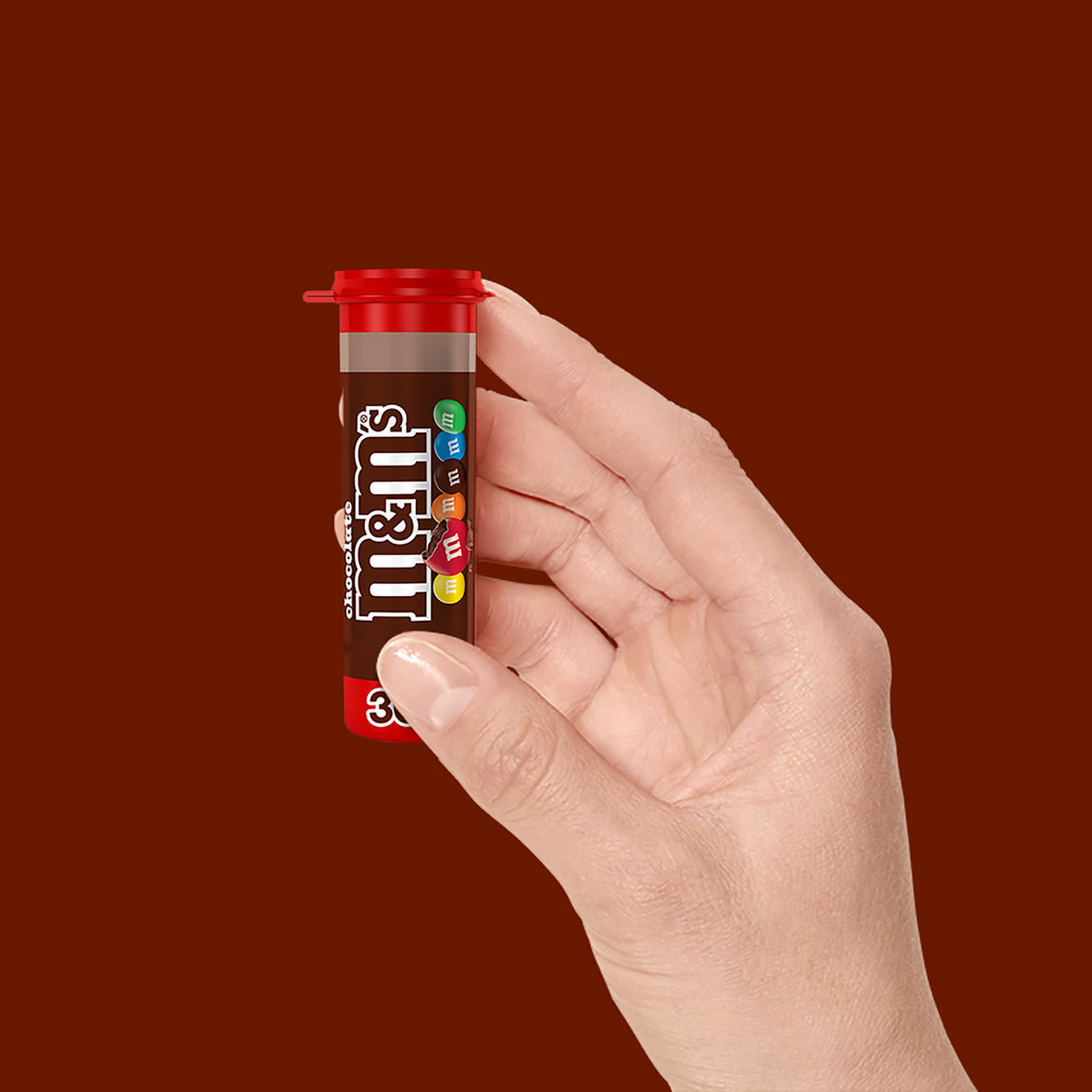 Confeito de Chocolate ao Leite M&M's Tubo 30g
