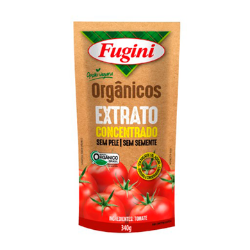 Extrato de Tomate Orgânico Fugini Sachê 340g