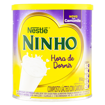 Composto Lácteo com Camomila Nestlé Ninho Hora de Dormir Lata 350g