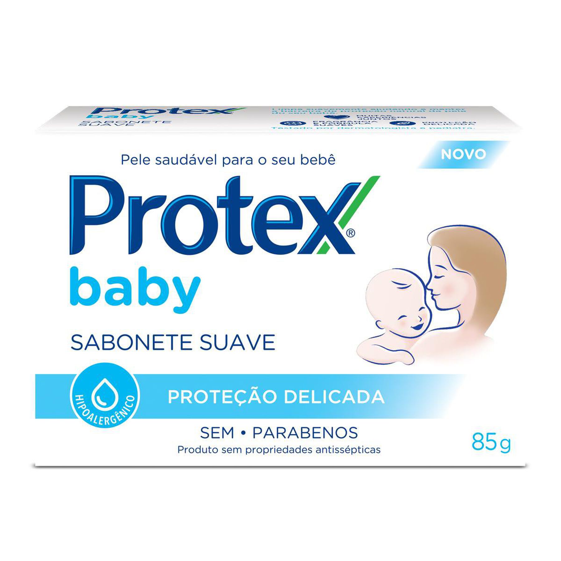Sabonete em Barra Proteção Delicada Protex Baby Caixa 85g