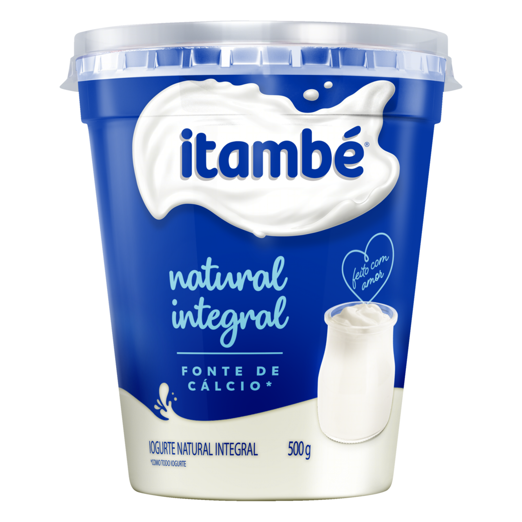 Iogurte Integral Natural Itambé Pote 500g