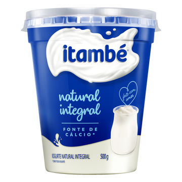 Iogurte Integral Natural Itambé Pote 500g