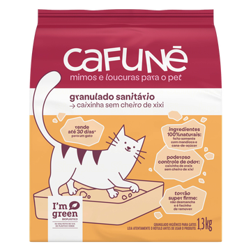 Granulado Sanitário para Gatos Cafuné Pacote 1.3kg