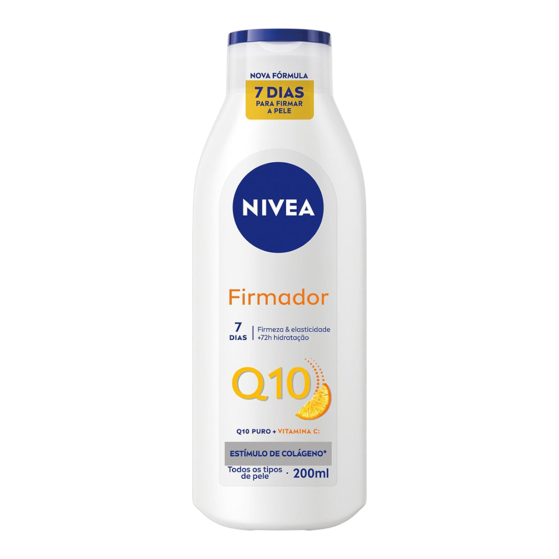 Lo&ccedil;&atilde;o Hidratante Firmador Nivea Q10 + Vitamina C Frasco 200ml