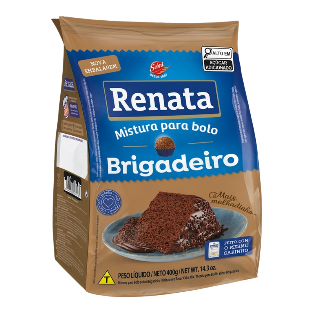 Mistura para Bolo Brigadeiro Renata Pacote 400g