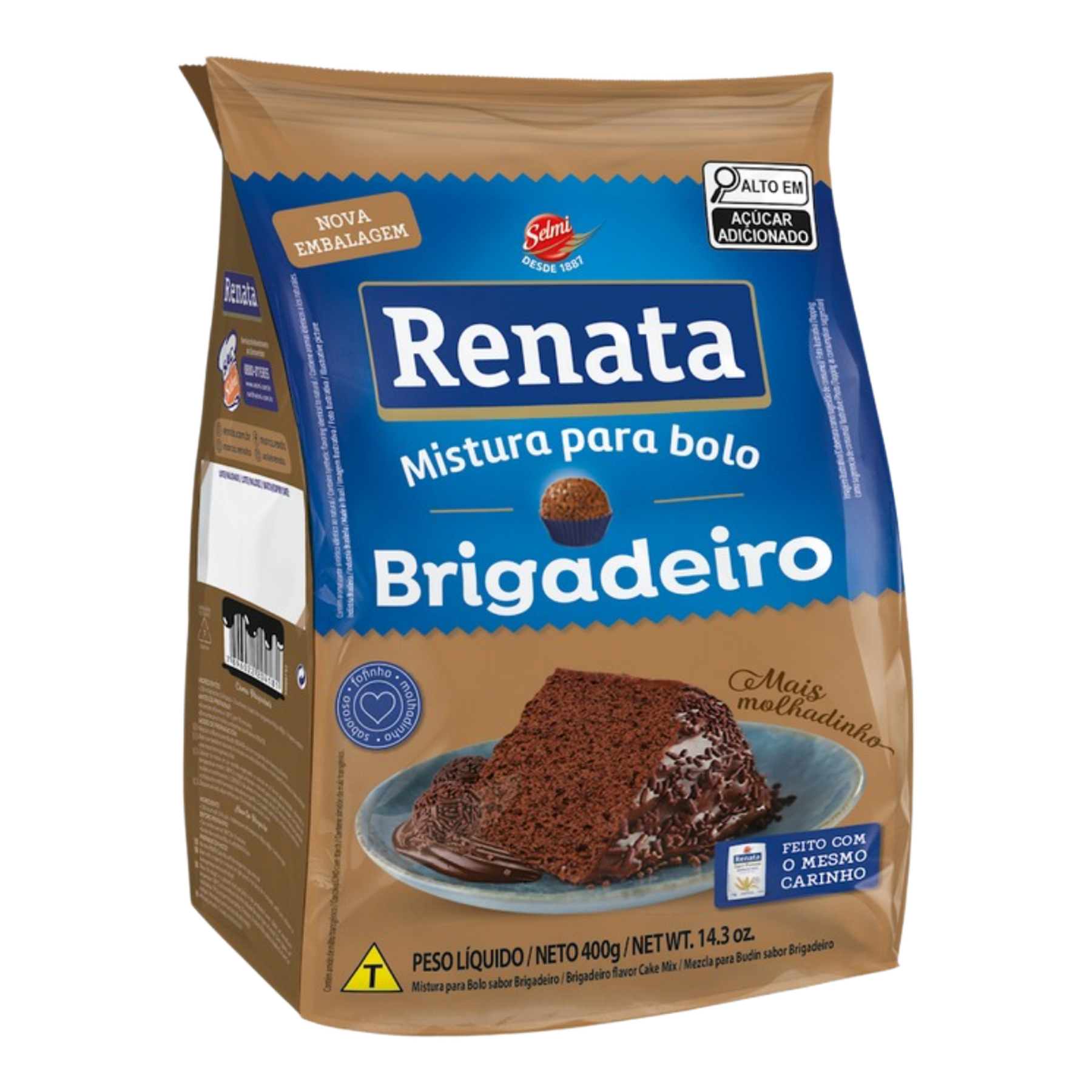 Mistura para Bolo Brigadeiro Renata Pacote 400g