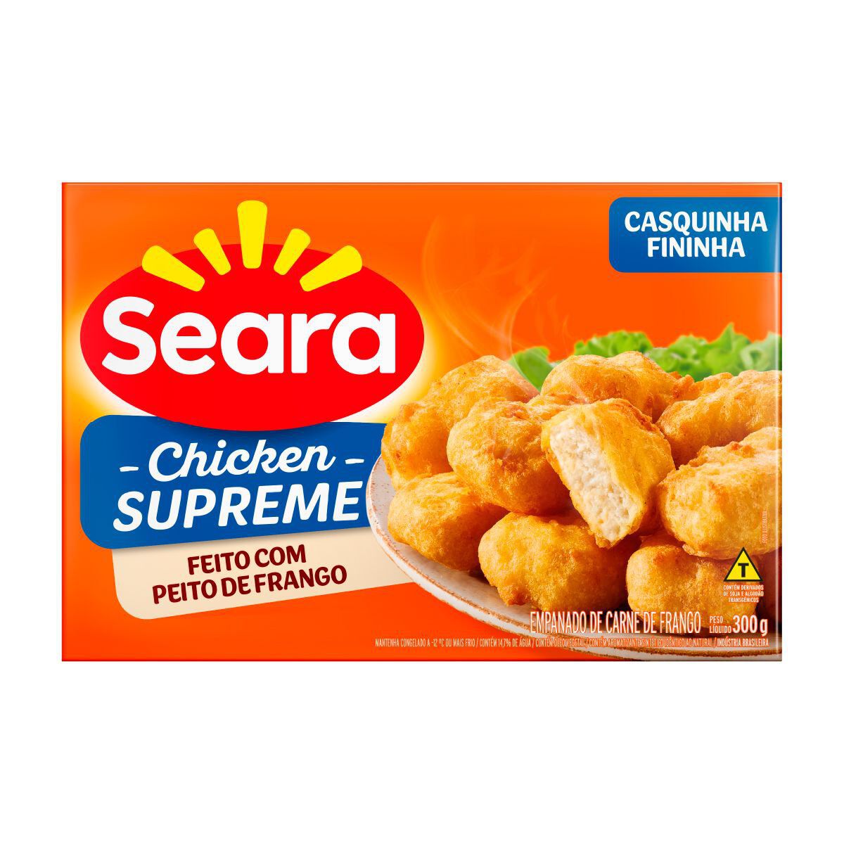 Empanado de Frango Chicken Supreme Seara Caixa 300g&nbsp;