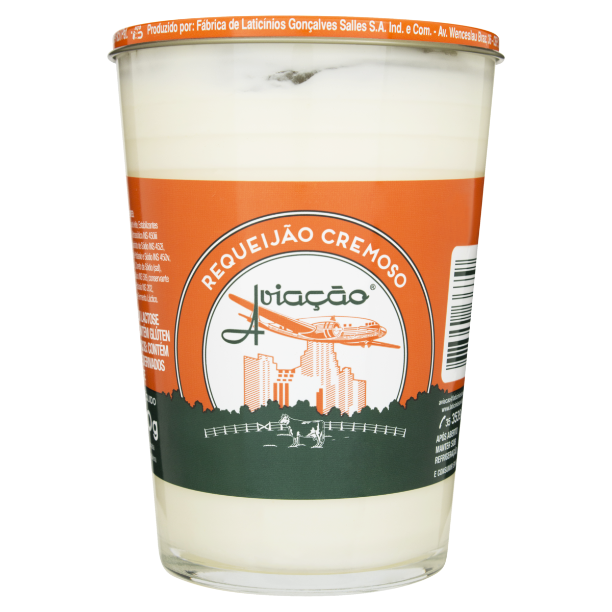 Requeij&atilde;o Cremoso Avia&ccedil;&atilde;o Copo 250g