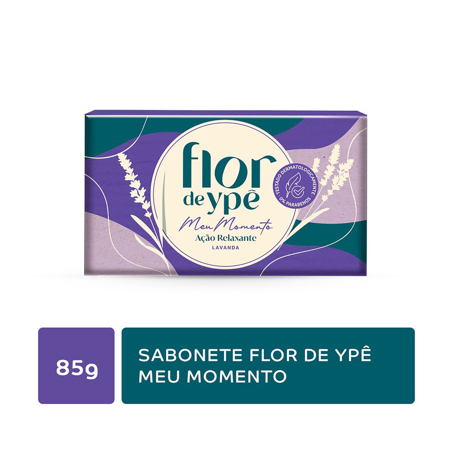 Sabonete em Barra Lavanda Meu Momento Flor de Ypê Envoltório 85g