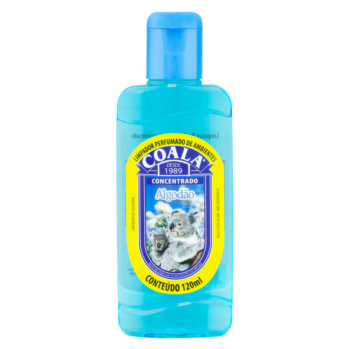 Limpador Perfumado Concentrado Algod&atilde;o Coala Squeeze 120ml