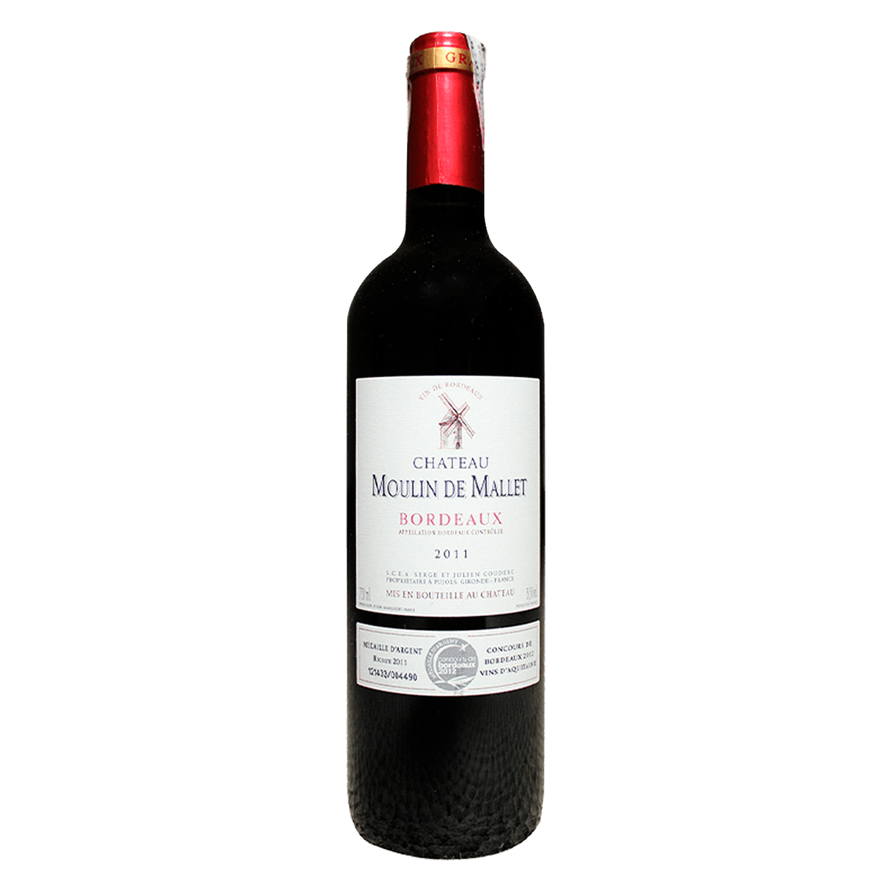 Vinho Tinto Moulin de Mallet Chateau Garrafa 750ml