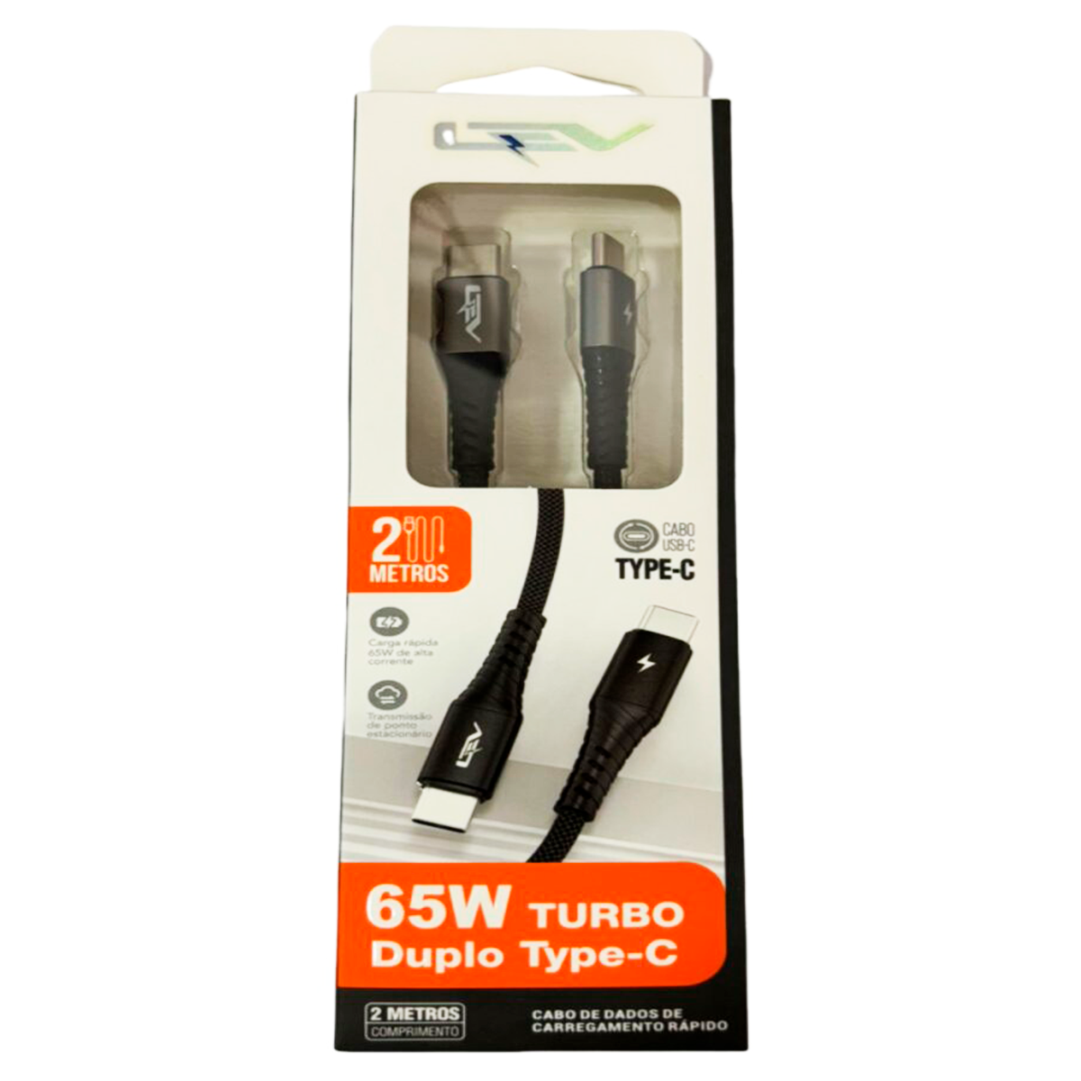 Cabo de Dados Turbo Duplo USB Type-C Smartlev 2m