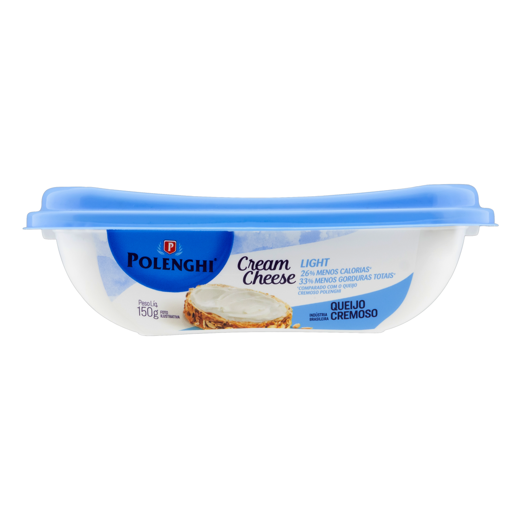 Queijo Cream Cheese Light Polenghi Pote 150g