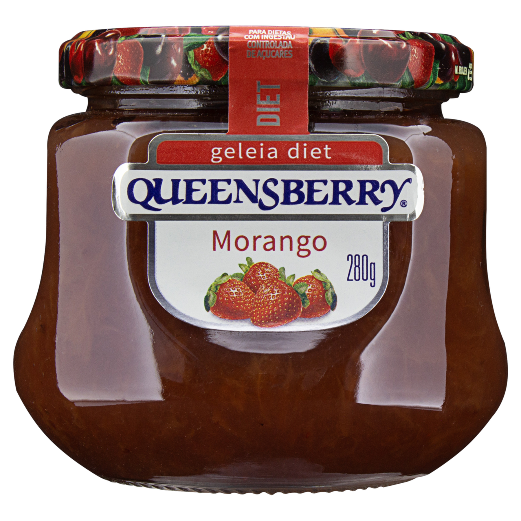 Geleia Morango Diet Queensberry Vidro 280g