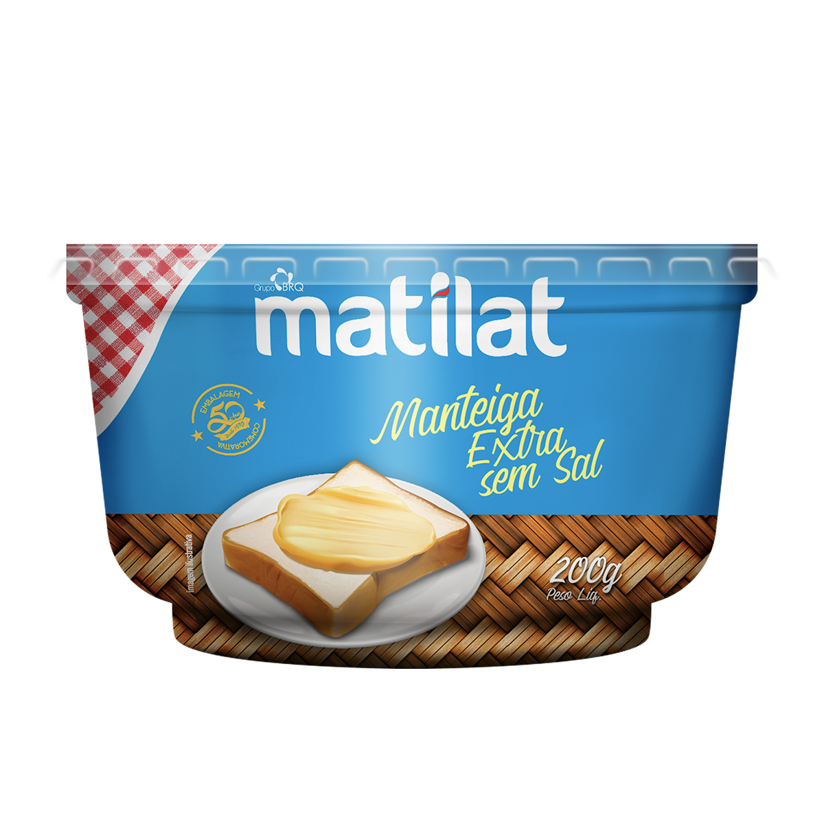 Manteiga Extra sem Sal Matilat Pote 200g