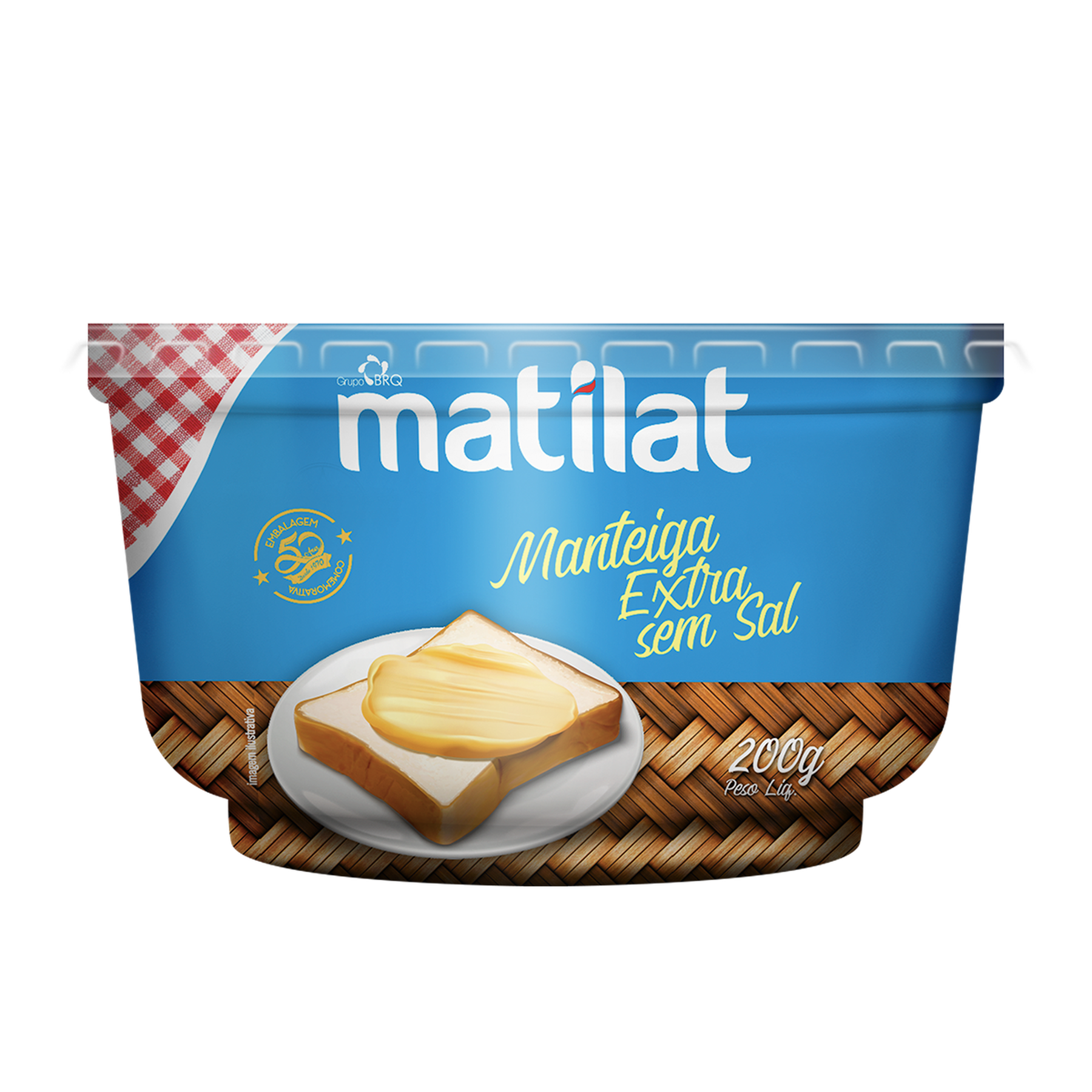 Manteiga Extra sem Sal Matilat Pote 200g