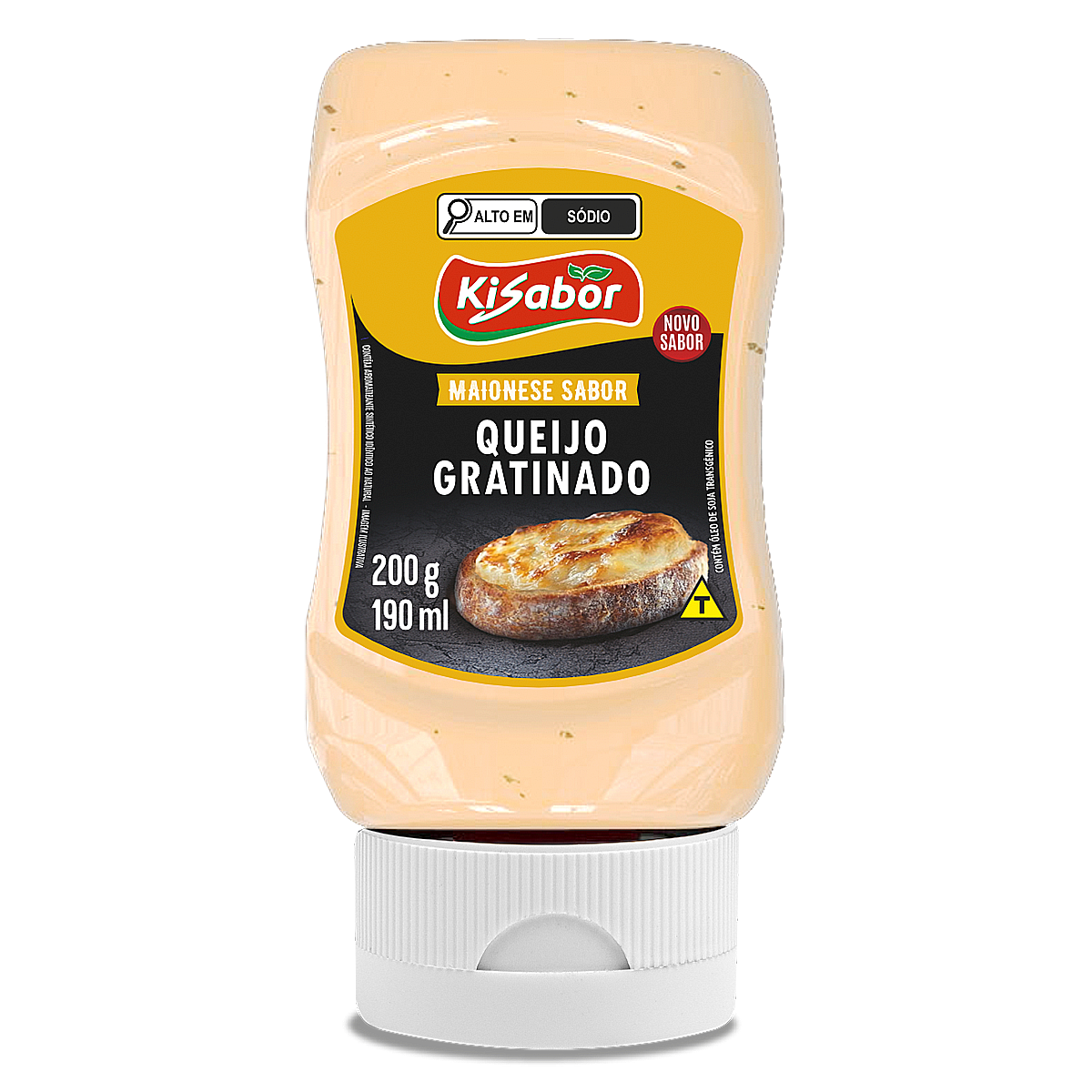 Maionese Queijo Gratinado Kisabor Pote 200g